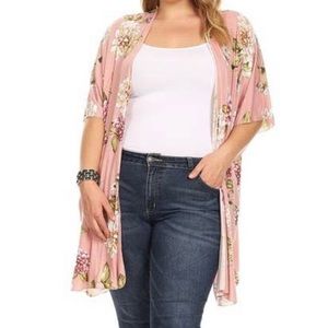 Chris And Carol Missy Floral Cardigan Sz M